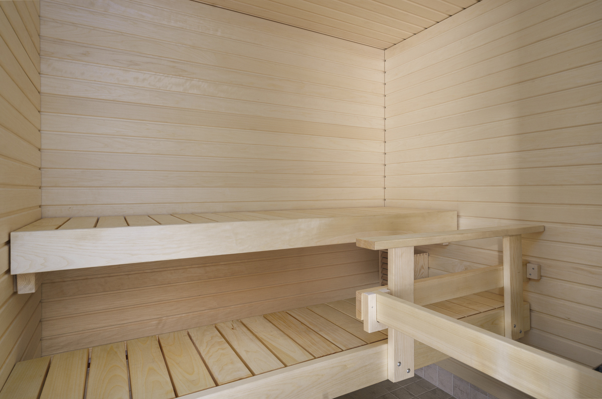 Myös sauna saneerattu kiuasta lukuunottamattata