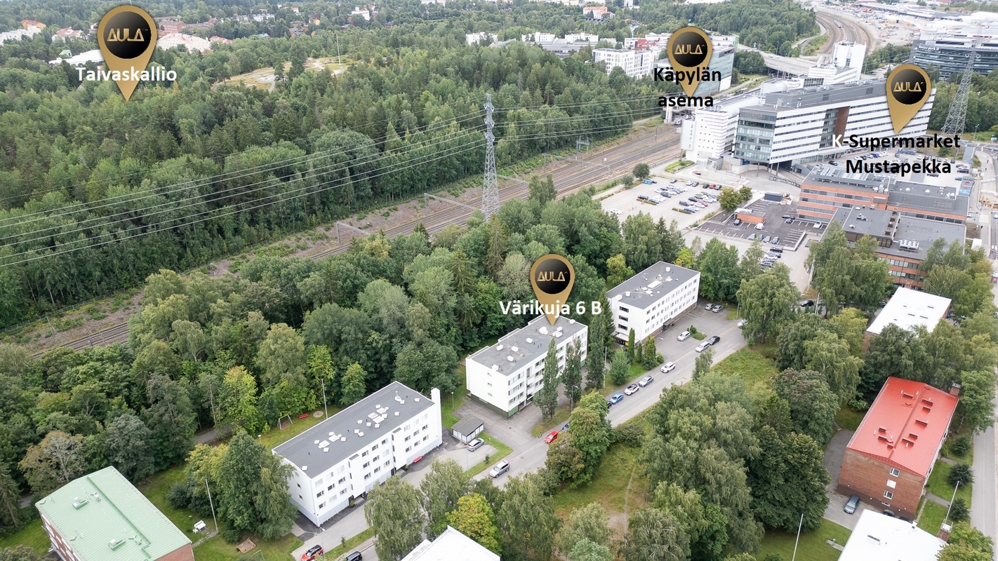 Ilmakuva asema ja K-supermarket