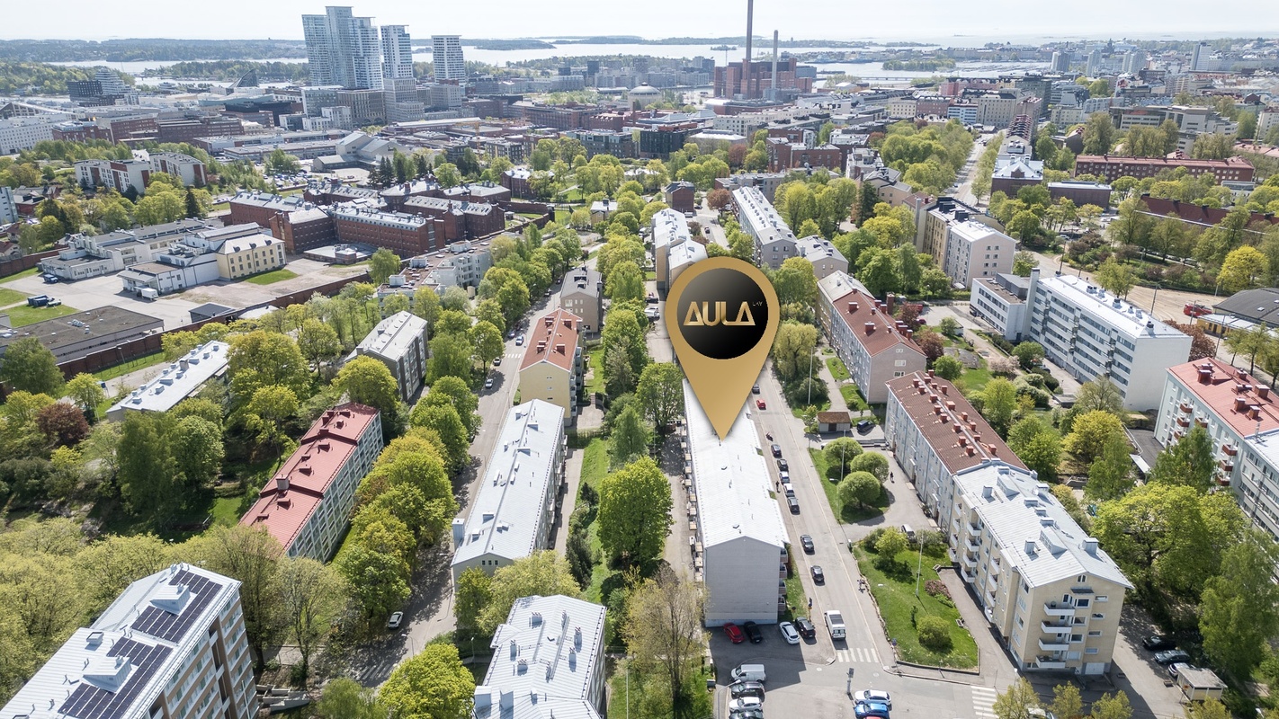 Ilmakuva Kalasataman suuntaan