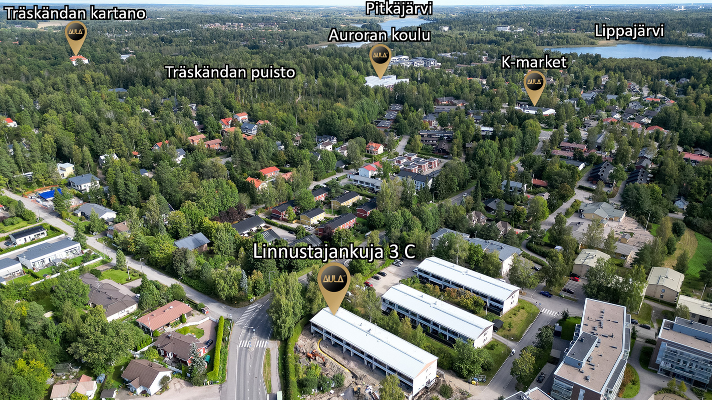 Ilmakuva lounaasta