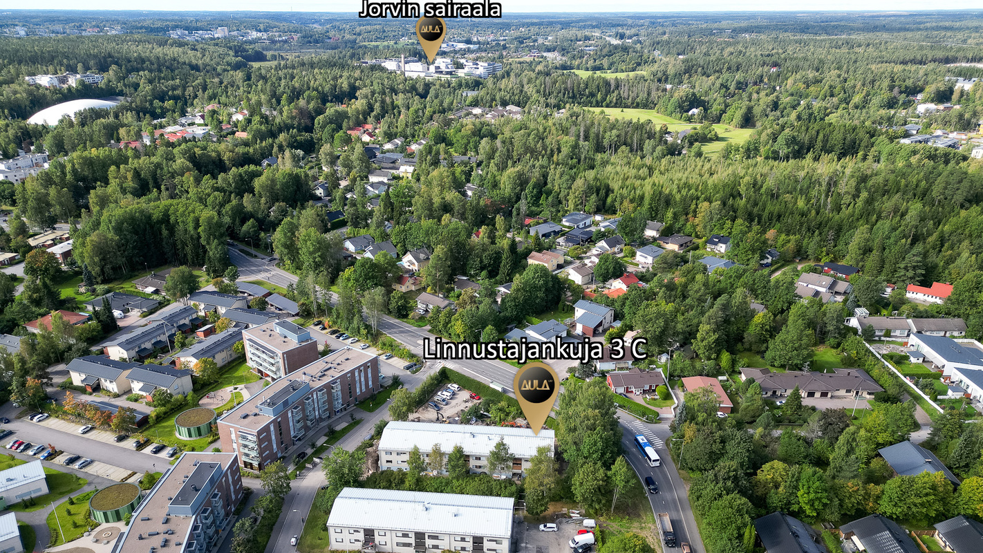 Ilmakuva idästä