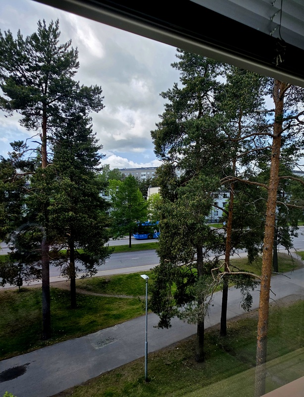 Näkymää olohuoneesta
