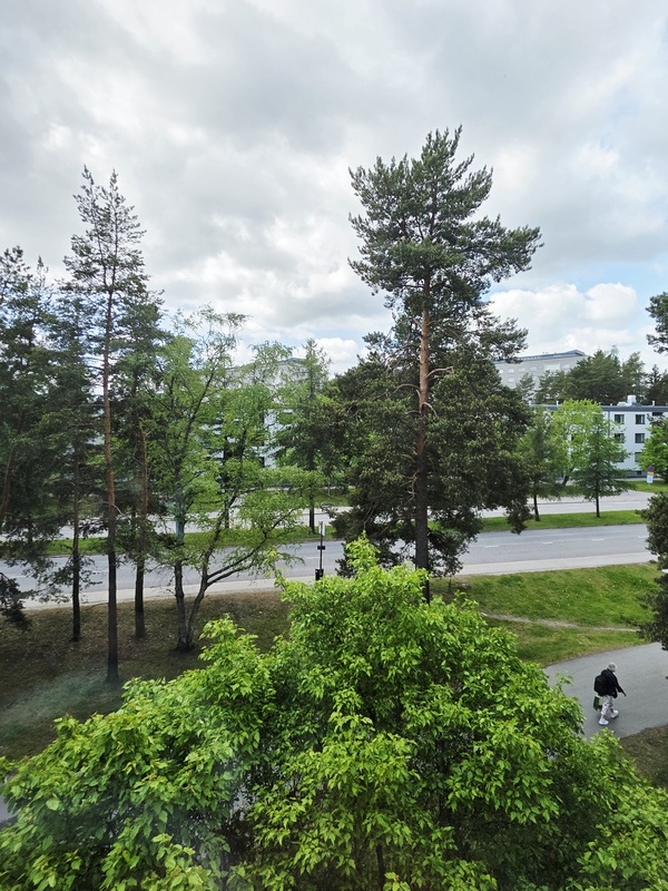 Näkymä makuuhuoneesta