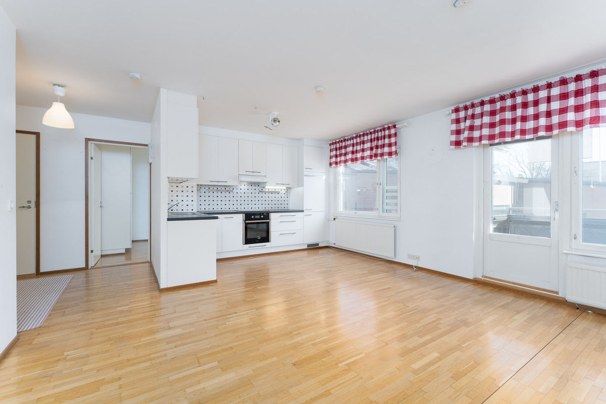 Olohuone ja keittiö